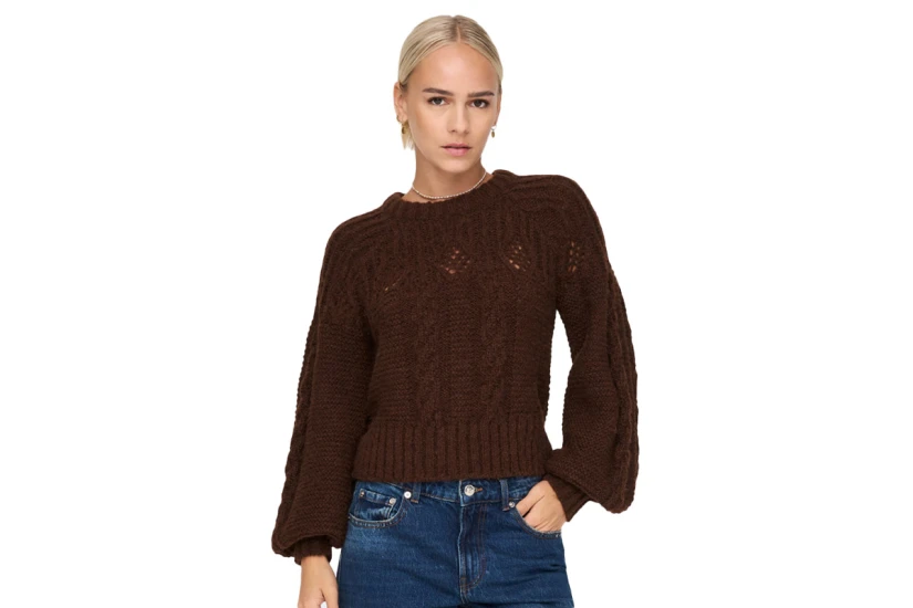 Only Scarlet Life L-S Pullover Knt Μπλούζα Πλεκτή (15267968 POTTING SOIL)
