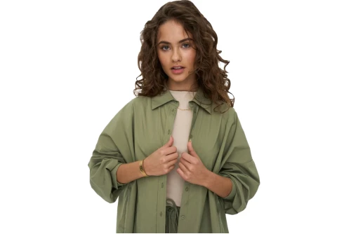 Only Onltim Ls Loose Shirt Πουκάμισο Μακρυμάνικο Γυναικείο (15271026 ALOE)