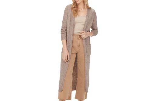 Only Onllesly L-S Long Cardigan Ζακέτα Πλεκτή Γυναικεία (15271673 BEIGE)
