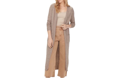 Only Onllesly L-S Long Cardigan Ζακέτα Πλεκτή Γυναικεία (15271673 BEIGE)