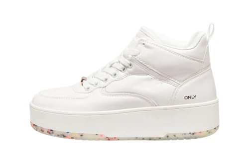 Only Onlsiri-1 Pu High Sneaker (15272162-WHITE)