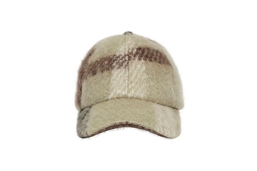 Only Onlnaomi Check Cap Acc Καπέλο Velcro (15273618 CHICORY COFFEE)