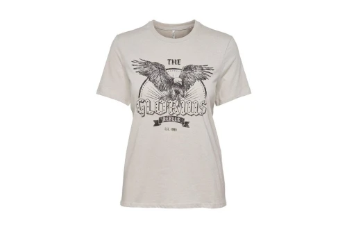 Only Onlvinnie Reg S-S Eagle Top Box Jrs T-Shirt (15274782 MOONBEAM)