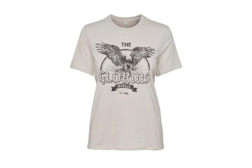 Only Onlvinnie Reg S-S Eagle Top Box Jrs T-Shirt (15274782 MOONBEAM)