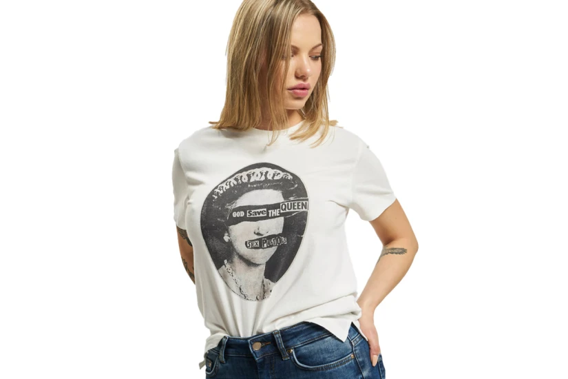 Only Sex Pistols Ss Tee Pnt T-Shirt Γυναικείο (15275103 CLOUD DANCER-WHITE)