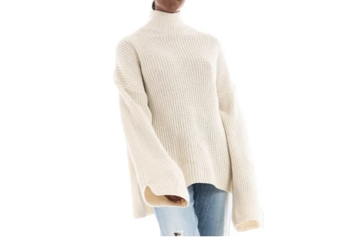 Only Onlbella Life Ls High Neck Nca Knt Μπλούζα Με Ψηλό Λαιμό Γυν (15279777 PUMICE STONE)