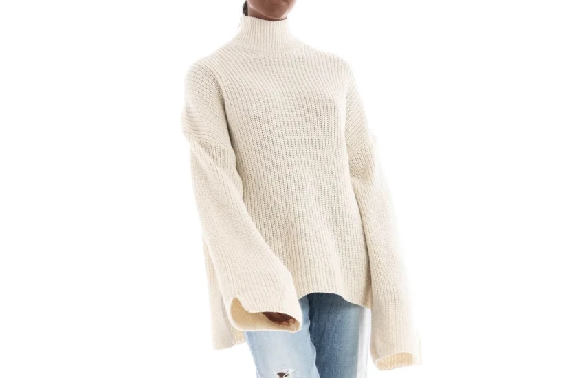 Only Onlbella Life Ls High Neck Nca Knt Μπλούζα Με Ψηλό Λαιμό Γυναικείο