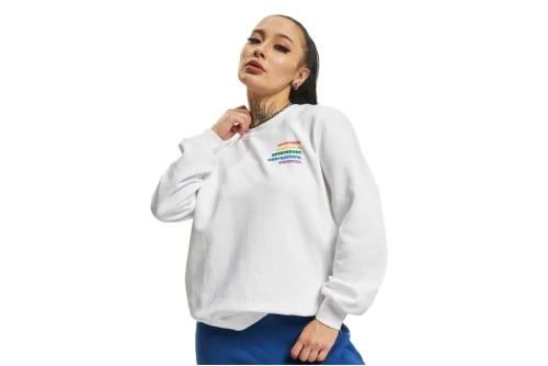 Only Word L-S O-Neck Box Swt Μπλούζα Με Λαιμόκοψη (15279833 BRIGHT WHITE)