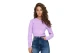 Only Onlsunny Ls Short O-Neck Cc Knt Μπλούζα Πλεκτή (15281413 PURPLE ROSE)
