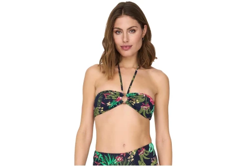 Only Onljuliette Ring Bandeau Bikini Top (15282619 NIGHT SKY-TROPICAL)
