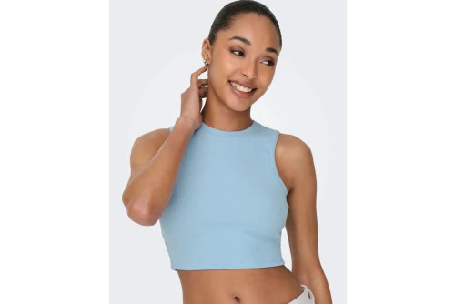 Only Onlvilma Crop Top Αμάνικο Γυναικείο (15282771 CLEAR SKY)