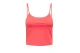 Only Onllesly Γυναικείο Αμάνικο Crop Top Κοραλλί
