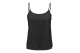 Only Onlmette Singlet Top Woven Γυναικεία Αμάνικη Μπλούζα Μαύρη