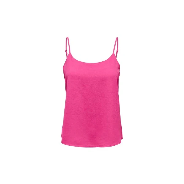 Only Onlmette Singlet Top Wvn Μπλούζα Αμάνικη Γυναικεία (15284314 CARMINE ROSE)