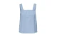 Only Onlwillow Linen Singlet Ptm Γυναικεία Αμάνικη Μπλούζα Γαλάζια