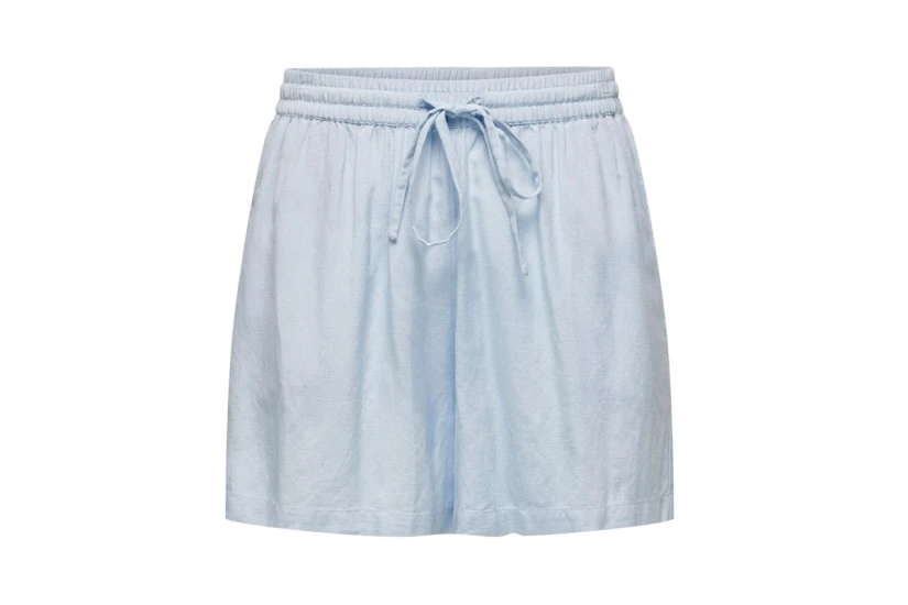 Only Onlwillow Γυναικείο Casual Λινό Σορτς Γαλάζιο