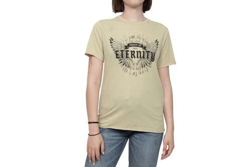 Only Onllucy Reg S-S Eagle Wings Top Box Jrs T-Shirt Γυναικείο (15286658 SAGE GREEN-ETERNITY)