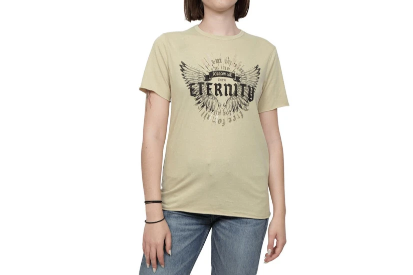 Only Onllucy Γυναικείο Κοντομάνικο T-Shirt Μπεζ