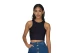 Only Onlbelia Γυναικείο Αμάνικο Crop Top Μαύρο
