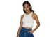 Only Onlbelia Γυναικείο Αμάνικο Crop Top Λευκό
