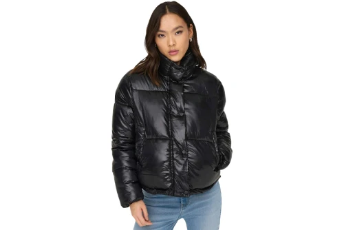 Only Onlsky Short Cc Otw Μπουφάν Puffer Γυναικείο (15292628 BLACK)