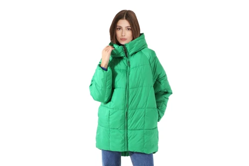 Only Onlasta Oversized  Coat Cc Otw Μπουφάν Puffer Γυναικείο (15293818 GREEN BEE-CONTRAST D)