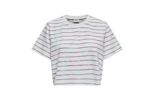 Only Onlelena S-S O-Neck Swt T-Shirt Γυναικείο (15294425 CLOUD DANCER-AQUIFER)