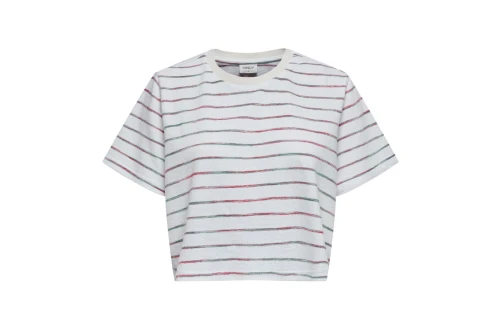 Only Onlelena S-S O-Neck Swt T-Shirt Γυναικείο (15294425 CLOUD DANCER-BERRY)