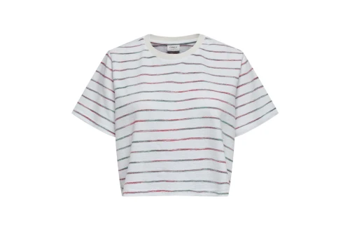 Only Onlelena S-S O-Neck Swt T-Shirt Γυναικείο (15294425 CLOUD DANCER-BERRY)