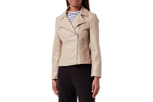 Only Onlnewmelisa Faux Leather Biker Cc Otw Μπουφάν Δερματίνη Γυν (15295362 WEATHERED TEAK)