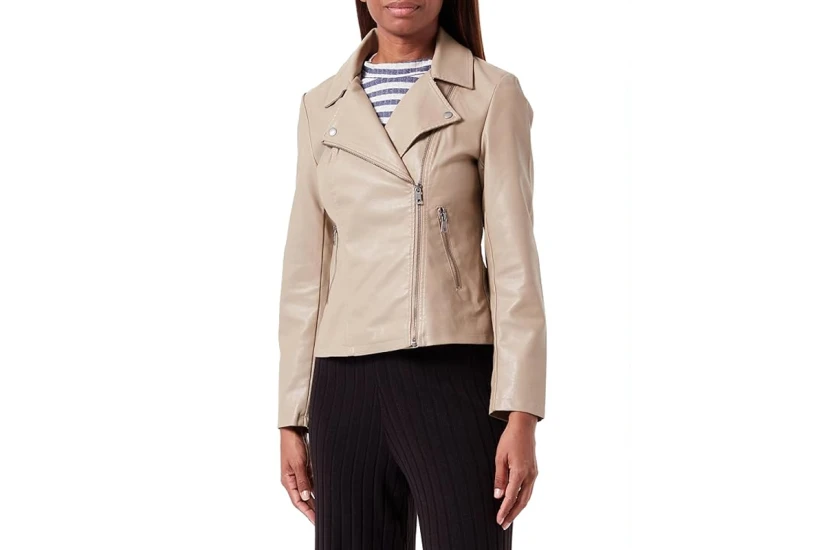 Only Onlnewmelisa Faux Leather Biker Cc Otw Μπουφάν Δερματίνη