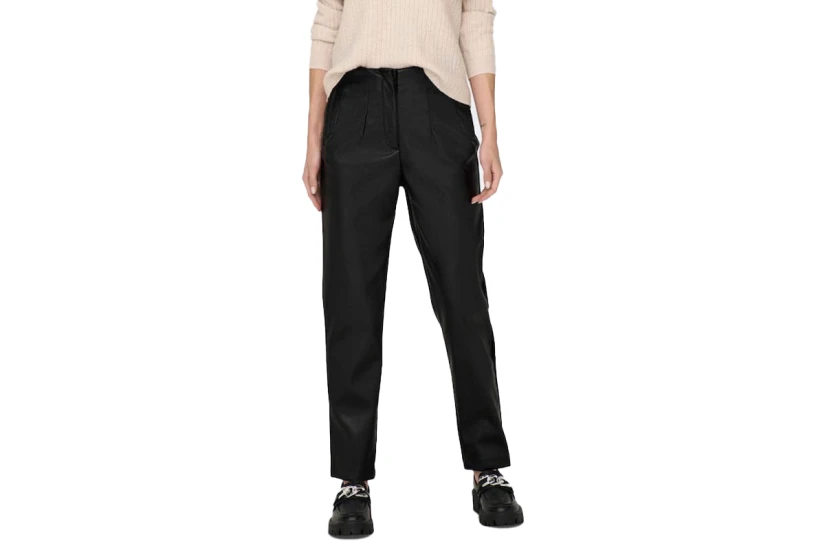 Only Onlraven-Idina Hw Faux Leat Pant Cc Pnt Παντελόνι Casual Γυν