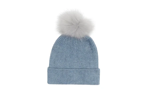 Only Onlkenni Pompom Beanie Cc Σκουφάκι Χειμερινό (15299023 WINDWARD BLUE)