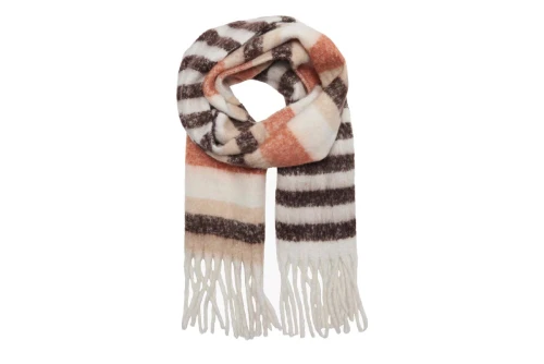 Only Onlvilma Striped Scarf Cc Κασκόλ (15299145 MOLE-STRIPES)