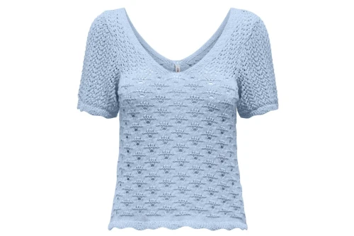 Only Onlbecca Life Ss Top Κοντομάνικο Γυναικείο (15318713 CASHMERE BLUE)