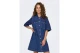 Only Onlbelle Γυναικείο Mini Φόρεμα Μπλε Σκούρο Denim