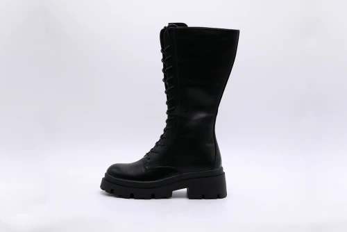 Only Onldoja-9 Pu Lace Up High Μπότες (15329898 BLACK)
