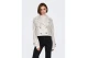 Only Lamia Faux Leather Γυναικείο Μπουφάν Εκρού