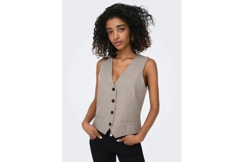 Only Onllinda Tailored Γιλέκο Γυναικείο (15336753 FUNGI-MELANGE)