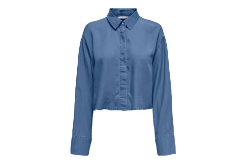 Only Onlcharis Life Πουκάμισο Μακρυμάνικο Γυναικείο (15337929 MEDIUM BLUE DENIM)