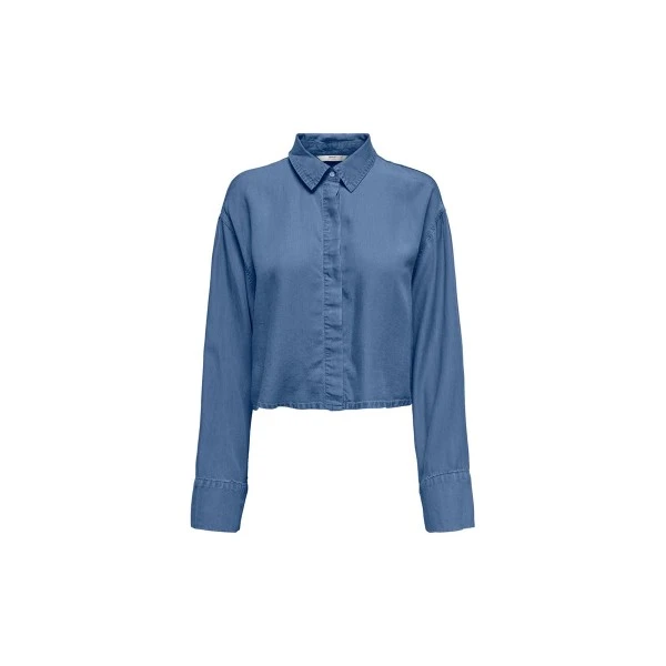 Only Onlcharis Life Πουκάμισο Μακρυμάνικο Γυναικείο (15337929 MEDIUM BLUE DENIM)