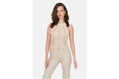 Only Onlerin Life Top Αμάνικο Γυναικείο (15341573 BIRCH)