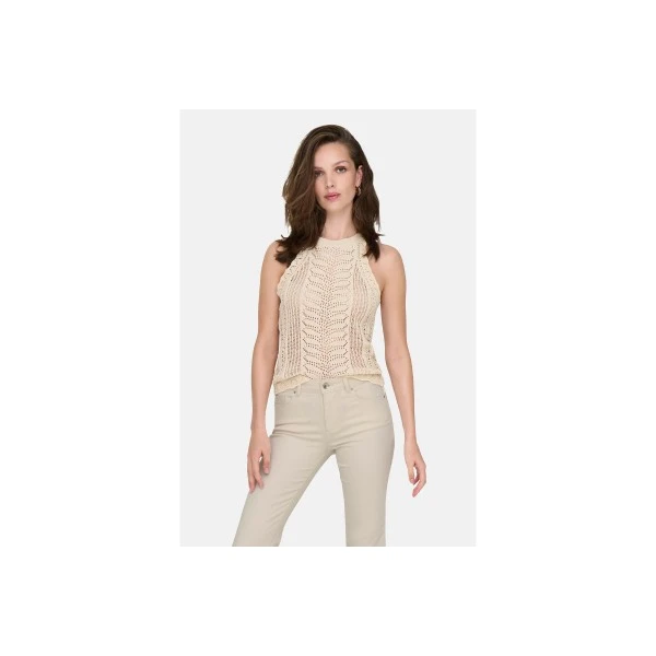 Only Onlerin Life Top Αμάνικο Γυναικείο (15341573 BIRCH)