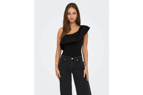 Only Onlsoffy One Shoulder Μπλούζα Αμάνικη Γυναικεία (15346901 BLACK)