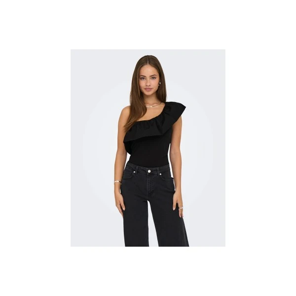 Only Onlsoffy One Shoulder Μπλούζα Αμάνικη Γυναικεία (15346901 BLACK)