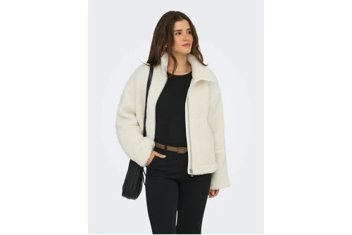 Only Onlaspen Μπουφάν Sherpa Γυναικείο (15349400 CLOUD DANCER)