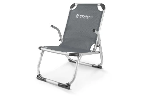 Escape Camping Καρεκλάκι Παραλίας Escape Plus Γκρι (15615)