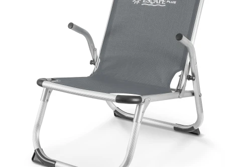 Escape Camping Καρεκλάκι Παραλίας Escape Plus Γκρι (15615)