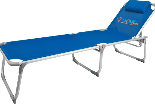Escape Camping Ξαπλώστρα Τρίσπαστη Παραλίας Escape Max Μπλε (15686)