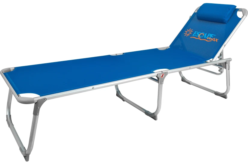 Escape Camping Ξαπλώστρα Τρίσπαστη Παραλίας Escape Max Μπλε (15686)